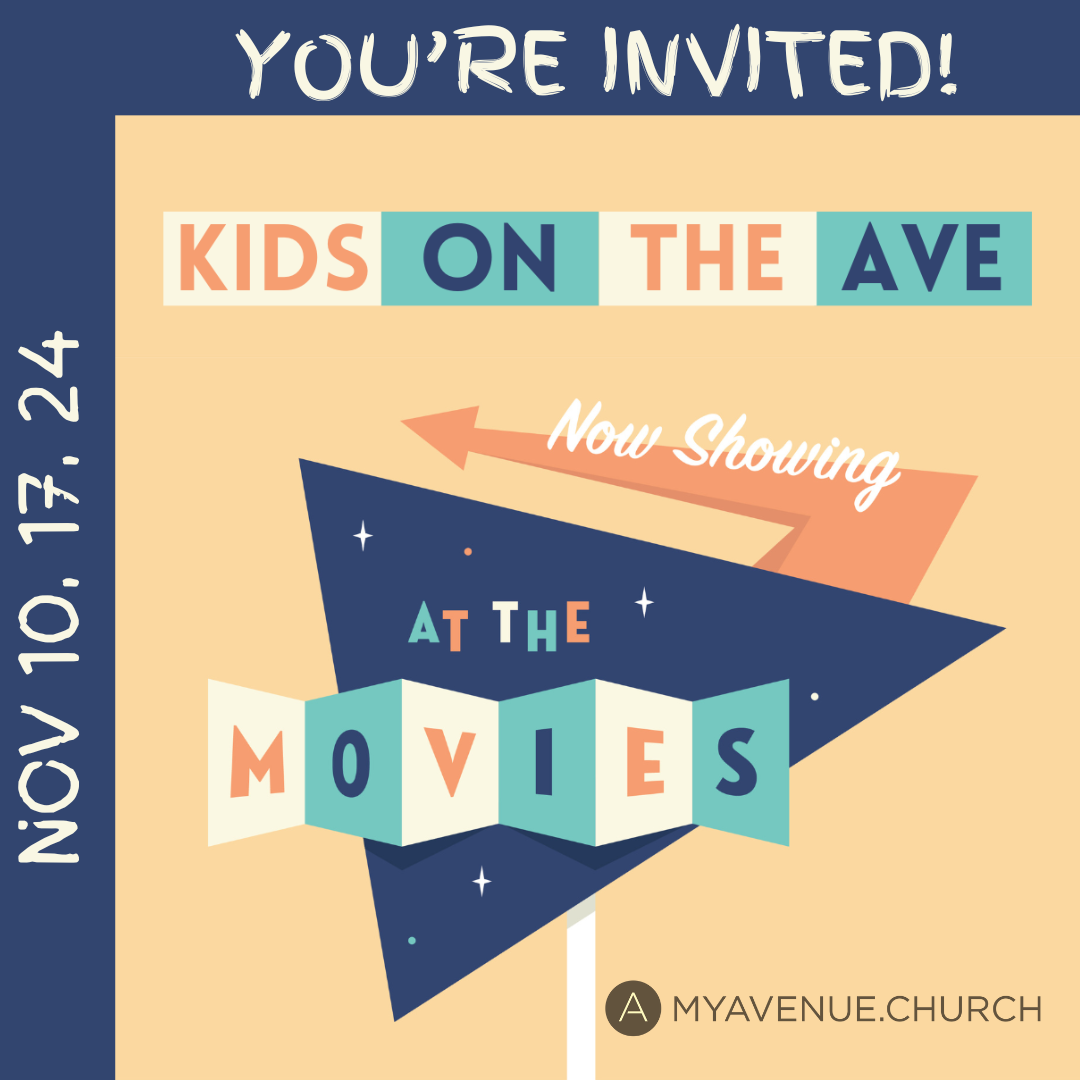 at the movies for kids, sundays nov 10-24